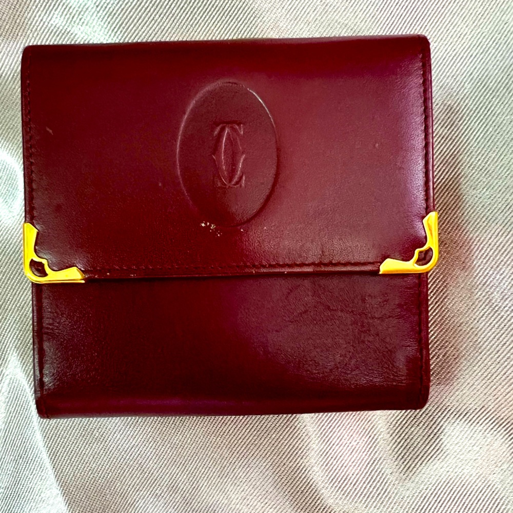 Beautiful Cartier Kiss Lock Wallet Vintage!